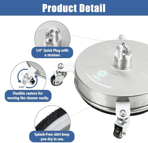 JANZ 14'' Pressure Washer Surface Cleaner - Image 3