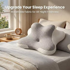 Luxurious Memory Cotton Lovers Pillow with ergonomics is an Ideal Choice for Reading, Waist Protection, deep Support for Intimate Posture and Prevention of gastroesophageal Reflux.，Grey - Image 5