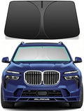 Windshield Sun Shade for BMW X7 2018-2026, 4-Layer 240T Foldable UV Block Car Accessory to Cool Interior by Unknown