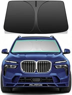 Windshield Sun Shade for BMW X7 2018-2026, 4-Layer 240T Foldable UV Block Car Accessory to Cool Interior by Unknown