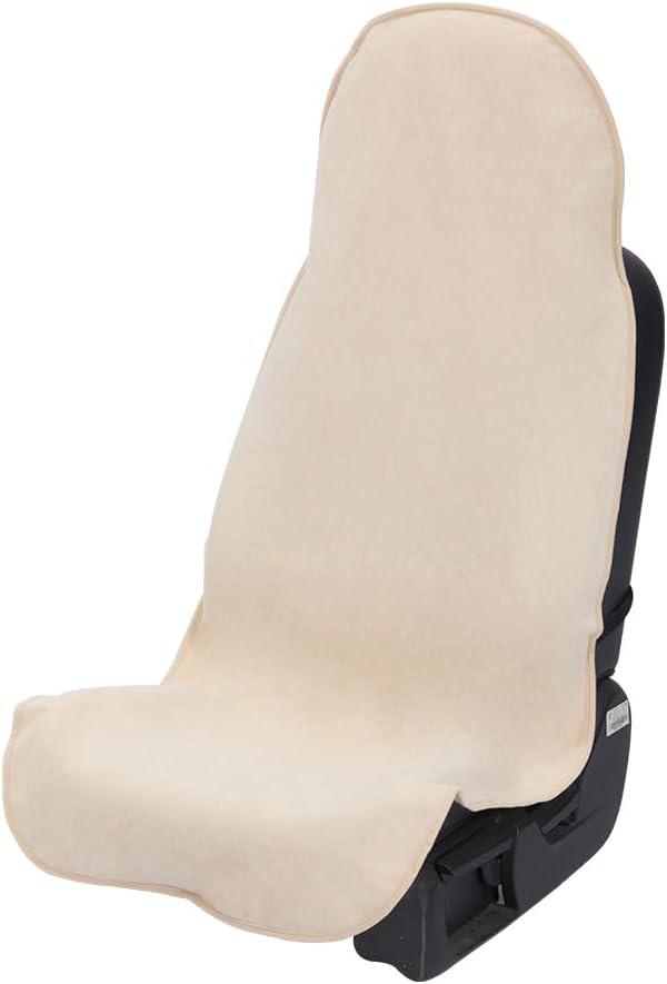 Waterproof Car Seat Cover Universial Fits Car Sweat Towel for Trucks SUV Car Seat Protector Beige by COLINOO