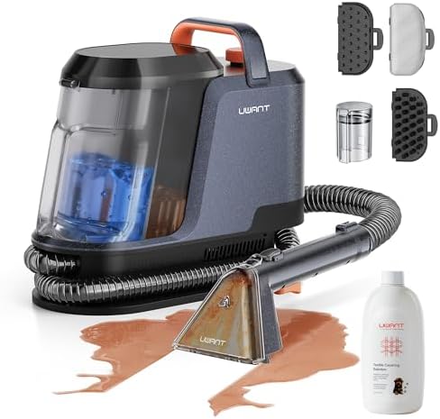 Uwant Carpet Cleaner Machine 18Kpa Portable Carpet Cleaner for Cars Couch, 2in1 Water Tank Upholstery Cleaner, Spot Cleaner with Cleaning Tools Set of 1 by UWANT