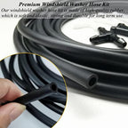 Windshield Washer Hose Repair Kit, Automotive Replacement Windshield Washer Hoses Connect Car Water Pump&Nozzles for Most Car Windshield Washer Tubing (4*4M Washer Fluid Hoses & 48Pcs Hose Connectors) - Image 6