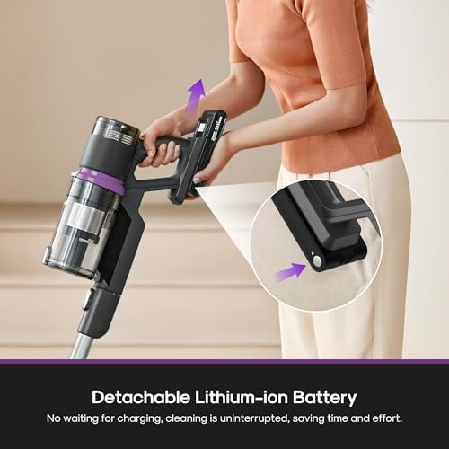 Eureka ReactiClean 200W Lightweight Cordless Stick Vacuum, NEC410BK - Image 4
