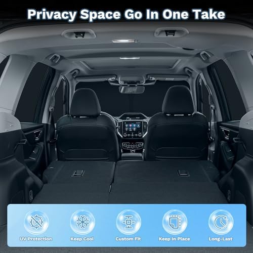 KUST Car Window Shades for Tesla Model X 2016-2020 Windshield Sun Shade Side Window Cover UV Block Privacy Protection Accessories for Camping Blackout Rear Back Full Set 10PCS - Image 5