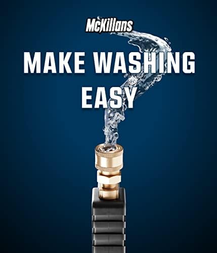 McKillans® Short Pressure Washer Gun with Replacement M22 Inlet - High Pressure Water Handle with 1/4” Quick Connector Coupler - Power Washer Gun Compatible with Foam Cannon - Car Wash Foam Gun - Image 6
