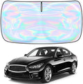 Windshield Sun Shade for Infiniti Q50 2014-2024 - 4 Layers Sunshade Compatible with Infiniti Q50 Foldable Front Window Sunshade Sun Visor Protector Block UV Rays Keep Your Car Cooler Car Accessories by Unknown