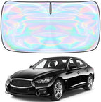 Windshield Sun Shade for Infiniti Q50 2014-2024 - 4 Layers Sunshade Compatible with Infiniti Q50 Foldable Front Window Sunshade Sun Visor Protector Block UV Rays Keep Your Car Cooler Car Accessories by Unknown