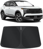TINGLU Sun Shade for Nissan Kicks 2025 2026 Accessories Windshield Sun Shade Window Shade UV Rays Protection Sun Visor Cover with Steering Wheel Sunshade Storage Bag by TINGLU