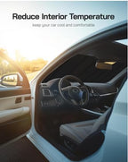 Pigenius Windshield Sun Shade for Toyota Corolla 2011-2013. Full Coverage Rearview Mirror Shade for Ultimate Protection - Image 3