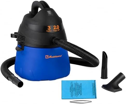 Koblenz WD-353L Wet Dry Vacuum Cleaner, Home Car Garage Workshop, 2.0 PHP by Koblenz