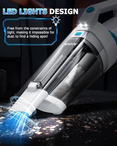 AHNR Handheld Vacuum Cordless Rechargeable, Hand Held Car Vacuum Cleaner - Image 5