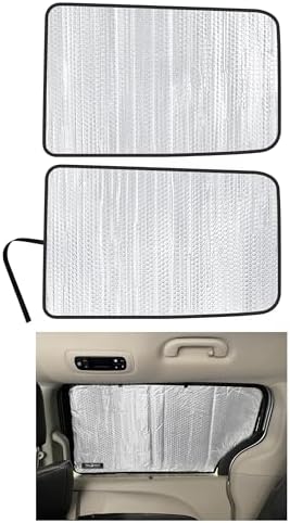 Rear Side 2nd Row Sunshade (2PCS) fits 2017-2026 Chrysler Pacifica Minivan by YelloProAutomotive