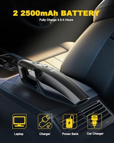 TANYO Handheld Car Vacuum Cordless, 8000PA High Power, for Car Home Office - Image 5