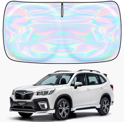 for Subaru Forester 2019-2026 Windshield Sun Shade - Custom Fit Subaru Forester 4 Layers Sunshade Foldable Front Window Sunshade Sun Visor Protector Block UV Rays Keep Your Car Cooler Car Accessories by Unknown