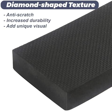 1.2" Extra Thick Garage Wall Protector 2 Pack - Self-Adhesive Car Door Protector Foam Bumper Guards for Garage Walls, Parking Aid to Prevent Dings & Scratches, Concrete Drywall Friendly, Black - Image 7