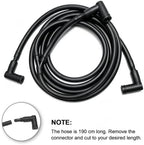 Windshield Washer Hose Jet fluid Spray Nozzles repair kit Compatible with 2013-2019 Wrangler JK JKU, 2013-2017 Jeep Wrangler Replaces 68197414AB, 68164356AB Windshield Washer Hose - Image 4