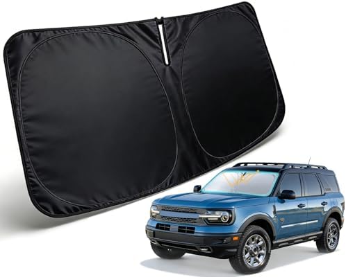 Windshield Sun Shade for Ford Bronco Sport 2021-2026 Accessories by PAIMOHO