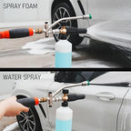Hourleey Foam Cannon Dual-Connector Accessory, Pressure Washer Double Tip Attachment for Soap Cannon with 5 Power Washer Sprayer Nozzles, 1/4" Quick Connect, 4000 PSI - Image 5