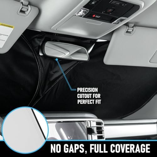 Windshield Sun Shade for Ford F-150 2021-2026 Accessories Foldable - Image 4