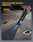 Mr.ego Car Vacuum Portable Cordless, 26Kpa Mini Vacuum with Brushless Motor - Image 2
