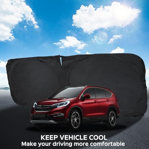 Windshield Sun Shade for Honda CRV 2023-2025 2026 Window Sunshade Sun Visor - Image 4