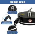 JANZ 14'' Black Pressure Washer Surface Cleaner - Image 3