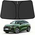 Q5 Customized Windshield Sun Shade for 2018-2025 2026 Q5 Premium/Premium Plus/Prestige Front Window Sunshade Visor Protector Foldable Blocks UV Rays Keep Car Cooler Accessories by aatoppus