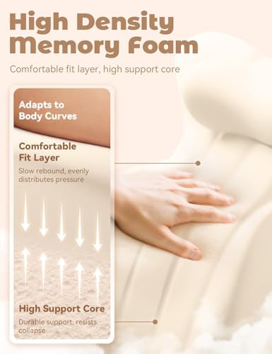 Couples Pillow for Intimacy 27 Degree = Just The Right Lift, Ergonomic Memory Foam Intimacy Comfort Pillow Hip & Back Support, All Perfect Position Easily Postures Wedge Pillow (Pink) - Image 3