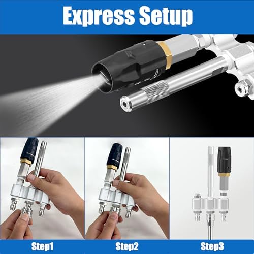 JOEJET 3-in-1 Adjustable M5 Twist Nozzle, Shooter Tip for Pressure Washer - Image 5