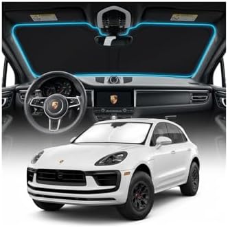 for Porsche Macan Windshield Sun Shade Cover - Custom Fit for Outlander Accessories 2014-2025 2026 Foldable Sunshade UV Protection & Heat Shield Sun Visor Accessories by Unknown