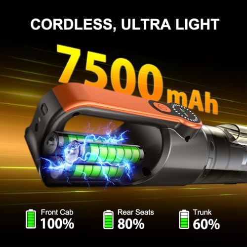 25Kpa Handheld Vacuum Cordless Cleans Car, Home and Office Fast - Image 4