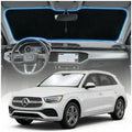 for Mercedes Benz GLC Sun Shade Windshield Cover - Custom Fit GLC 260 GLC 300 GLK-Class Accessories 2016-2024 2025 Sunshade Foldable UV Protection & Heat Shield Sun Visor Accessories by Unknown