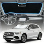 for Mercedes Benz GLC Sun Shade Windshield Cover - Custom Fit GLC 260 GLC 300 GLK-Class Accessories 2016-2024 2025 Sunshade Foldable UV Protection & Heat Shield Sun Visor Accessories by Unknown