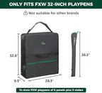FXW Dog Playpen Storage Bag, Designed for RV Trips, Black, 1 Pack | Fits FXW Pens Only(32" H 8 Panels & 9 Stakes), Comfortable Carry, Neat Storage, Wear-Resistant, Patented - Image 3