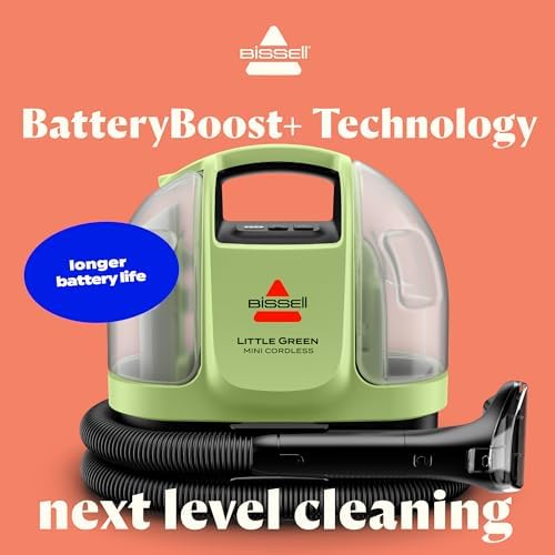 BISSELL Little Green Mini Cordless Portable Carpet Cleaner, 4015 - Image 3