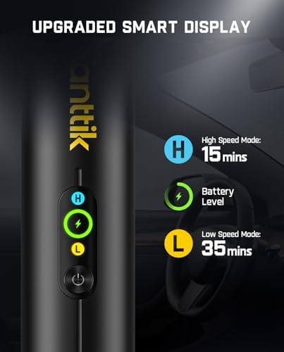 Fanttik Slim V10 Mate Cordless Car Vacuum, 4-in-1 Portable Mini Handheld Vacuum, 17000pa Suction Power, Upgraded Smart Display, 2 Suction Modes for Car, Office Desk, Keyboards - Image 2
