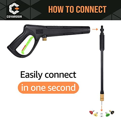Pressure Washer Gun with Extension Wand M22-14 & M22-15 Fitting - Image 5