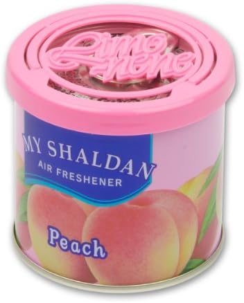 Auto Dynasty My Shaldan Japanese Car Cup-Holder Natural Air Freshener Cans, (Peach Scented) by AutoDynasty