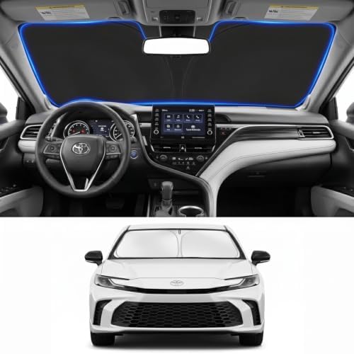 Custom Fit Windshield Sun Shade for Toyota Camry 2025-2026 by Unknown