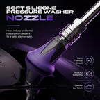 2 Pcs Pressure Washer Nozzle, 25 Degree/40 Degree Stainless Steel Silicone - Image 2