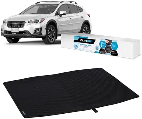 CLIM ART Cargo Liner for Subaru Crosstrek 2018-2023 Custom Fit Trunk Mat, with Honeycomb Dirtproof & Waterproof Technology - All-Climate, Heavy Duty, Anti-Slip Cargo Liner, Luggage - FL01118083 by CLIMART