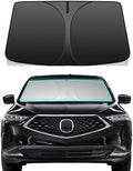 Windshield Sun Shade for Acura MDX 2021-2025 Foldable Car Front Window Sunshade Double Layer 240 T Sun Visor Protector Reflective Cover Block UV Rays & Sun Heat Keep Your Car Cooler by Unknown