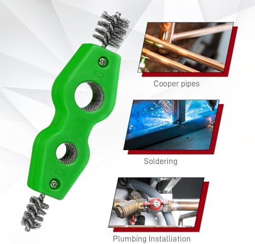 4 in 1 Car Battery Cleaning Brush, Battery Terminal Cleaner, Anti-Rust Auto Battery Cleaner with Steel Wire, Car Accessories Vehicle Machine Parts Clean Tools for Most Vehicles (Green) - Image 4