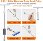 135pcs Dent Puller Kit, Paintless Dent Removal Kit for Dent Repair, Car Dent Repair Kit with T-Bar, Bridge Puller, Golden Lifter, Car Dent Remover for Car Refrigerator Door Ding Repair - Image 6
