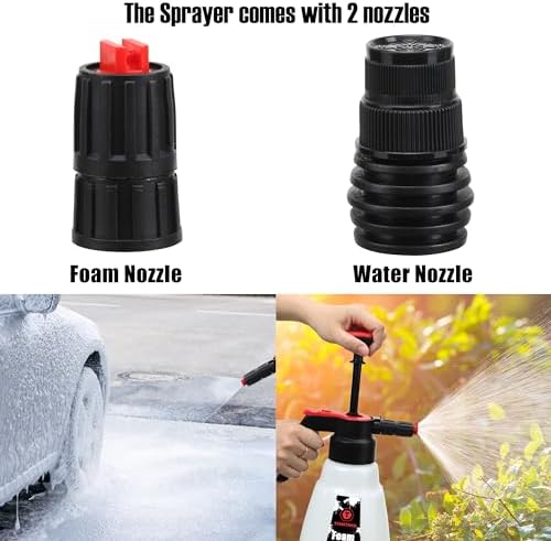Foam Sprayer, Foaming Pump Blaster Hand Pressure Snow Foam Cannon Blaster - Image 6