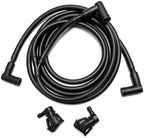 Windshield Washer Hose Jet fluid Spray Nozzles repair kit Compatible with 2013-2019 Wrangler JK JKU, 2013-2017 Jeep Wrangler Replaces 68197414AB, 68164356AB Windshield Washer Hose - Image 7