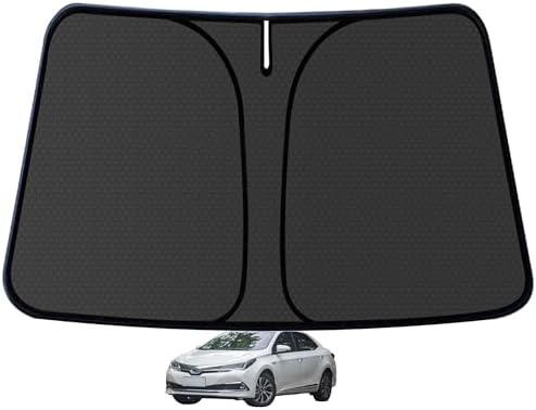 Corolla Customized Windshield Sun Shade for 2020 2021 2022 2023 2024 2025 2026 Corolla Front Window Sunshade Visor Protector Foldable Blocks UV Rays Keep Car Cooler Accessories by aatoppus