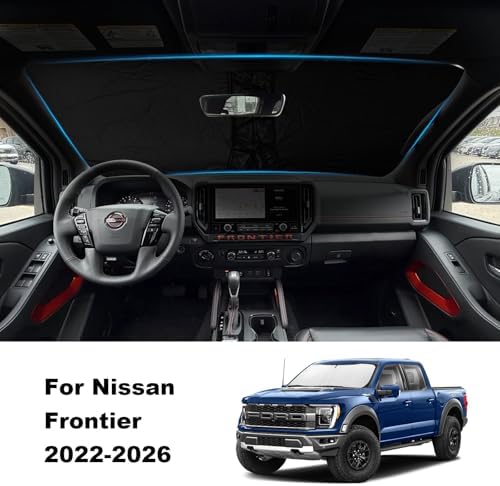 Foldable Front Windshield Sunshade fit for Nissan Frontier 2022-2026 - Image 3