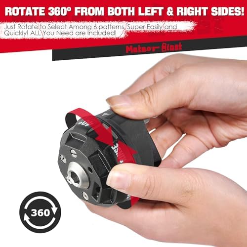MeteorBlast 6 in 1 Quick Change over Adjustable Pressure Washer Nozzle Tips - Image 4